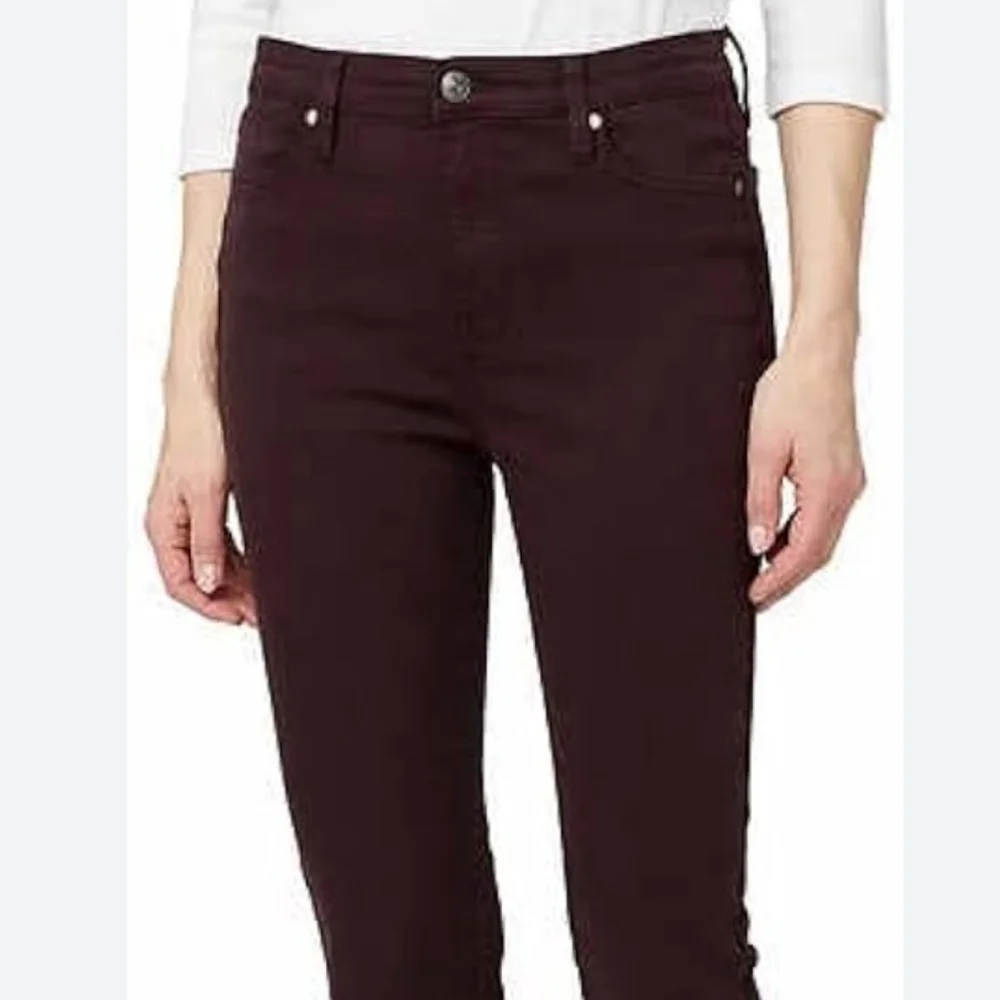 Buffalo David Britton Hanna high rise brown jeans sz 6/28 - Picture 2 of 7